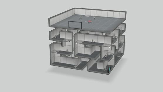 the extremely too complicated button puzzle — Portal 2 Steam Workshop preview image