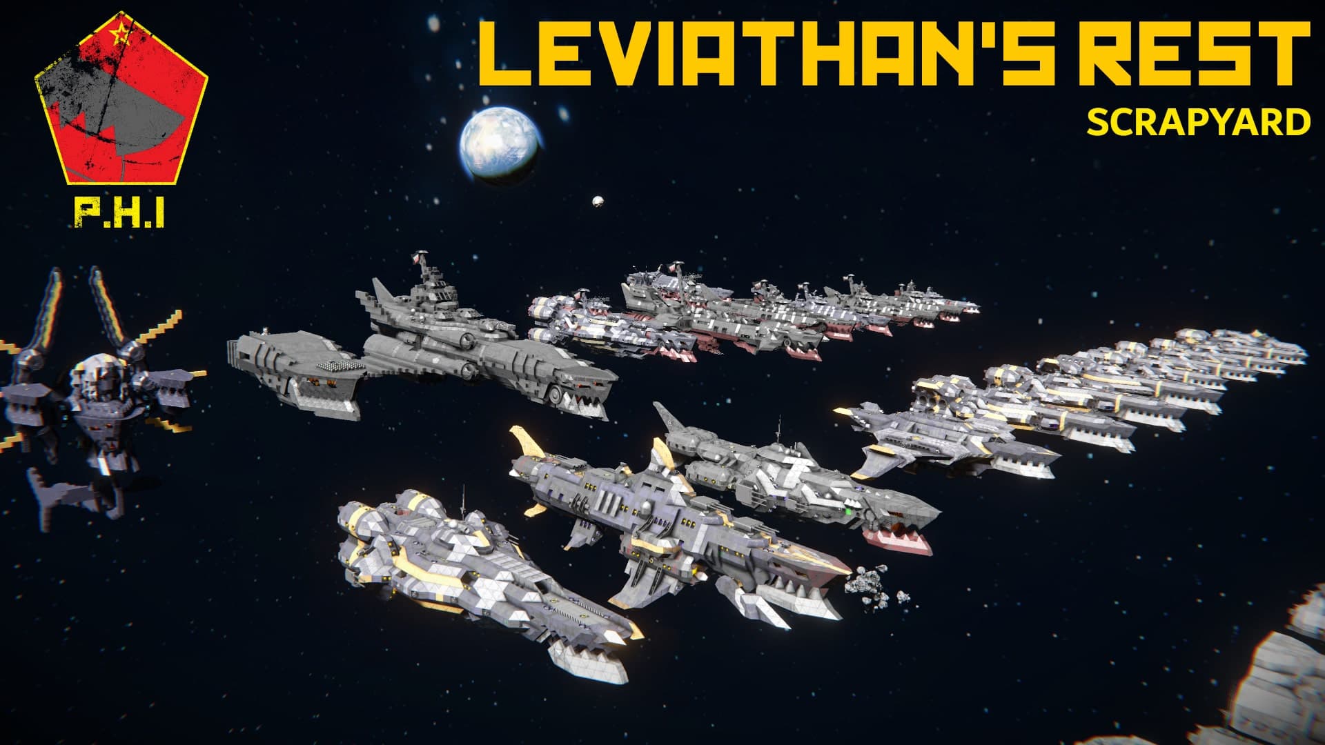 PHI Leviathan's Rest - Pravda Scrapyard — Space Engineers Workshop preview