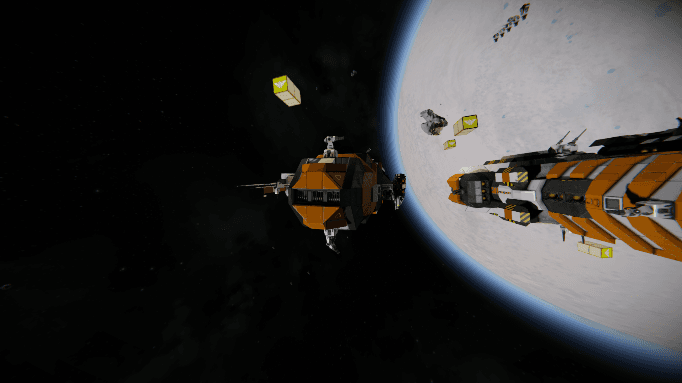 Pulsar Podium - Multi purpose Drone carrier — Space Engineers Workshop preview