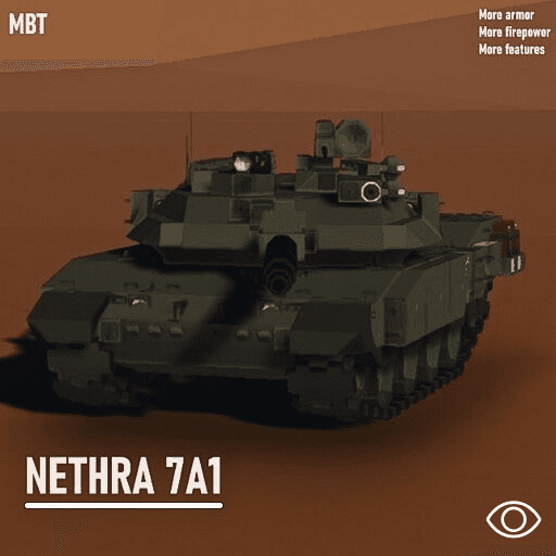Nethra 7A1 MBT — Stormworks: Build and Rescue Steam Workshop preview image