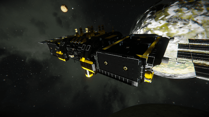  LAPIS Space Port (Goldenblack version) — Space Engineers Steam Workshop preview image