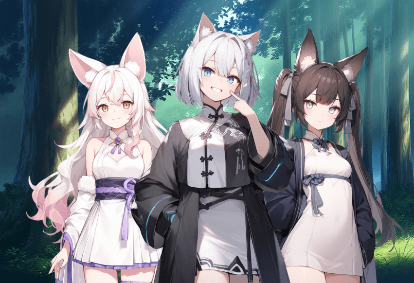 Non-Furry Waifu Portraits — Stellaris Steam Workshop preview image
