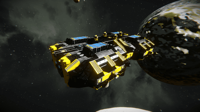 Golden Light Defense Station — Space Engineers Workshop preview