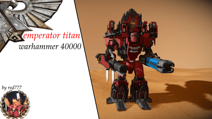 imperator titan warhammer 40k — Space Engineers Workshop preview