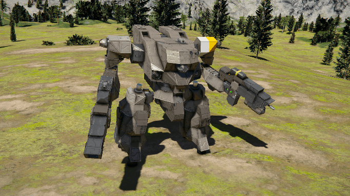 Myotis-Class Mechframe 'Pawn' — Space Engineers Steam Workshop preview image