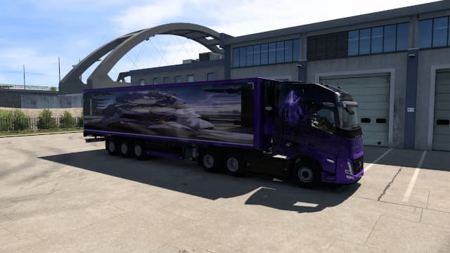 raiden shogun Combo skin volvo Aero  XL — Euro Truck Simulator 2 Workshop preview