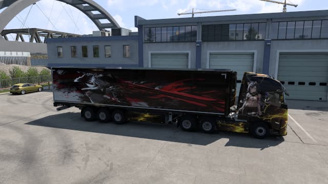 Genshin inpact Dehya Combo skin für 2 zug maschienen — Euro Truck Simulator 2 Workshop preview