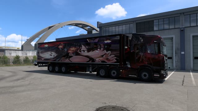Genshin impact Combo skin ho tao — Euro Truck Simulator 2 Workshop preview