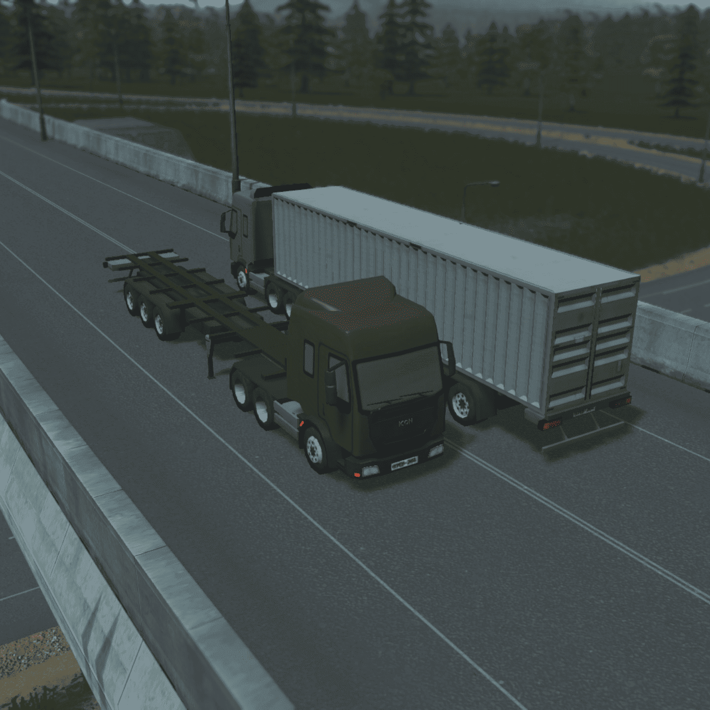 Container Truck [Fishing] — Cities: Skylines Steam Workshop preview image
