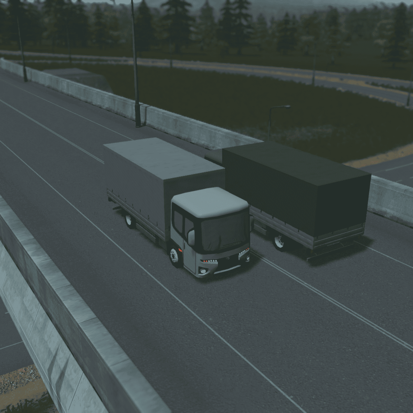 Curtain Truck [Fishing] — Cities: Skylines Steam Workshop preview image