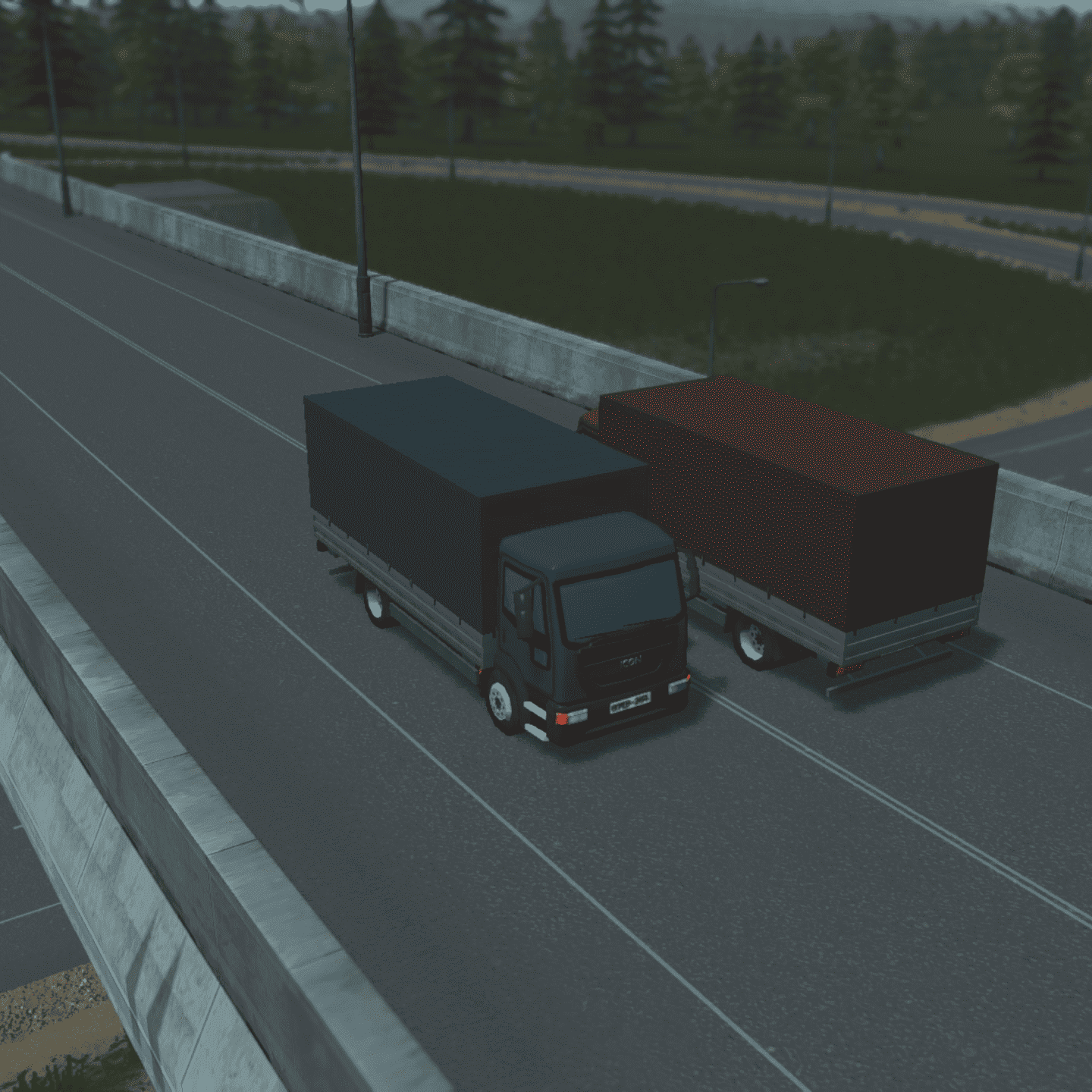Curtain Truck [Fishing] — Cities: Skylines Steam Workshop preview image