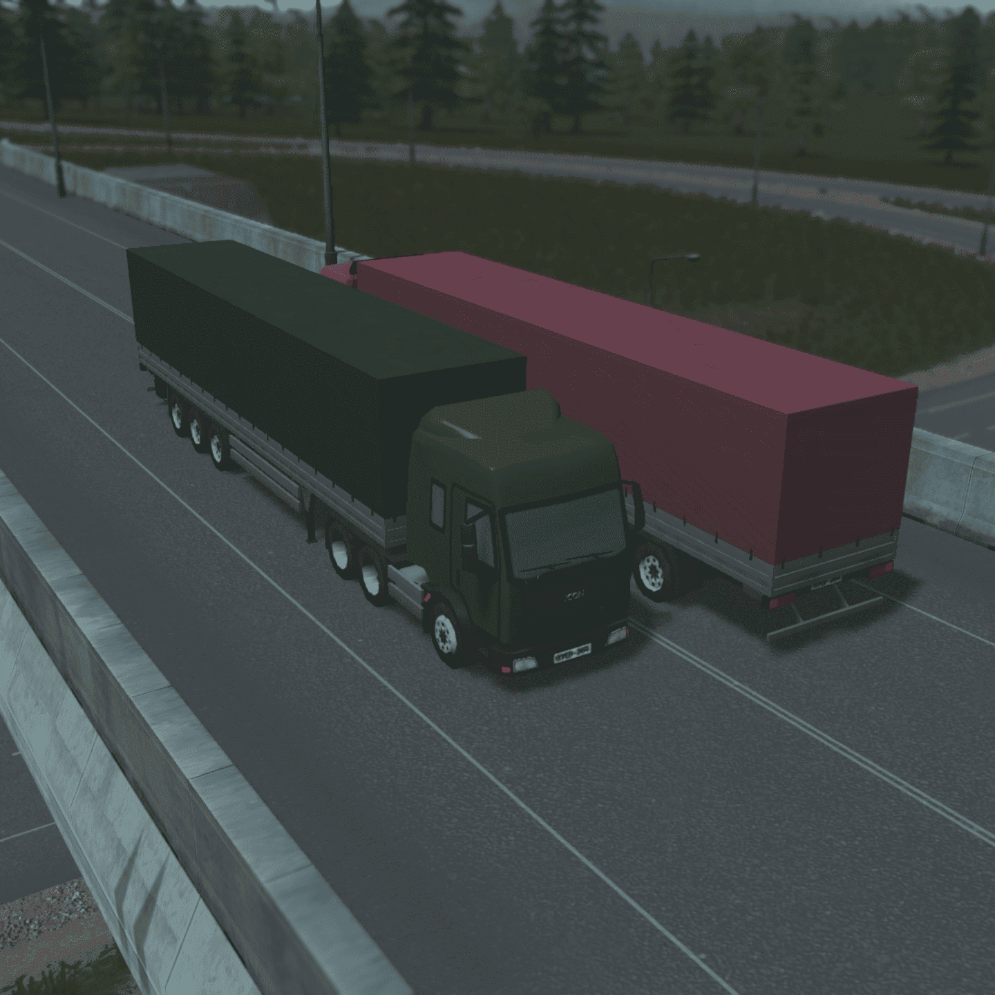 Curtain Truck [Fishing] — Cities: Skylines Steam Workshop preview image