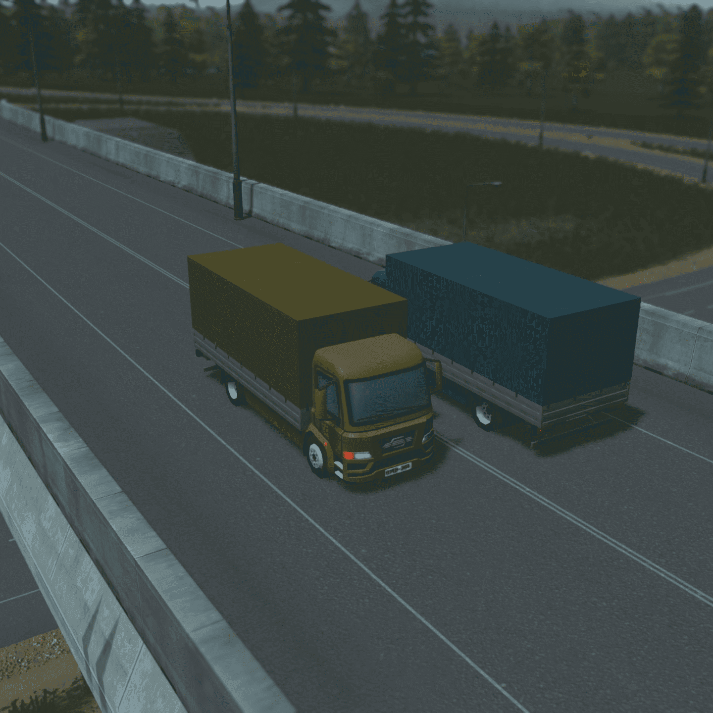 Curtain Truck [Fishing] — Cities: Skylines Steam Workshop preview image