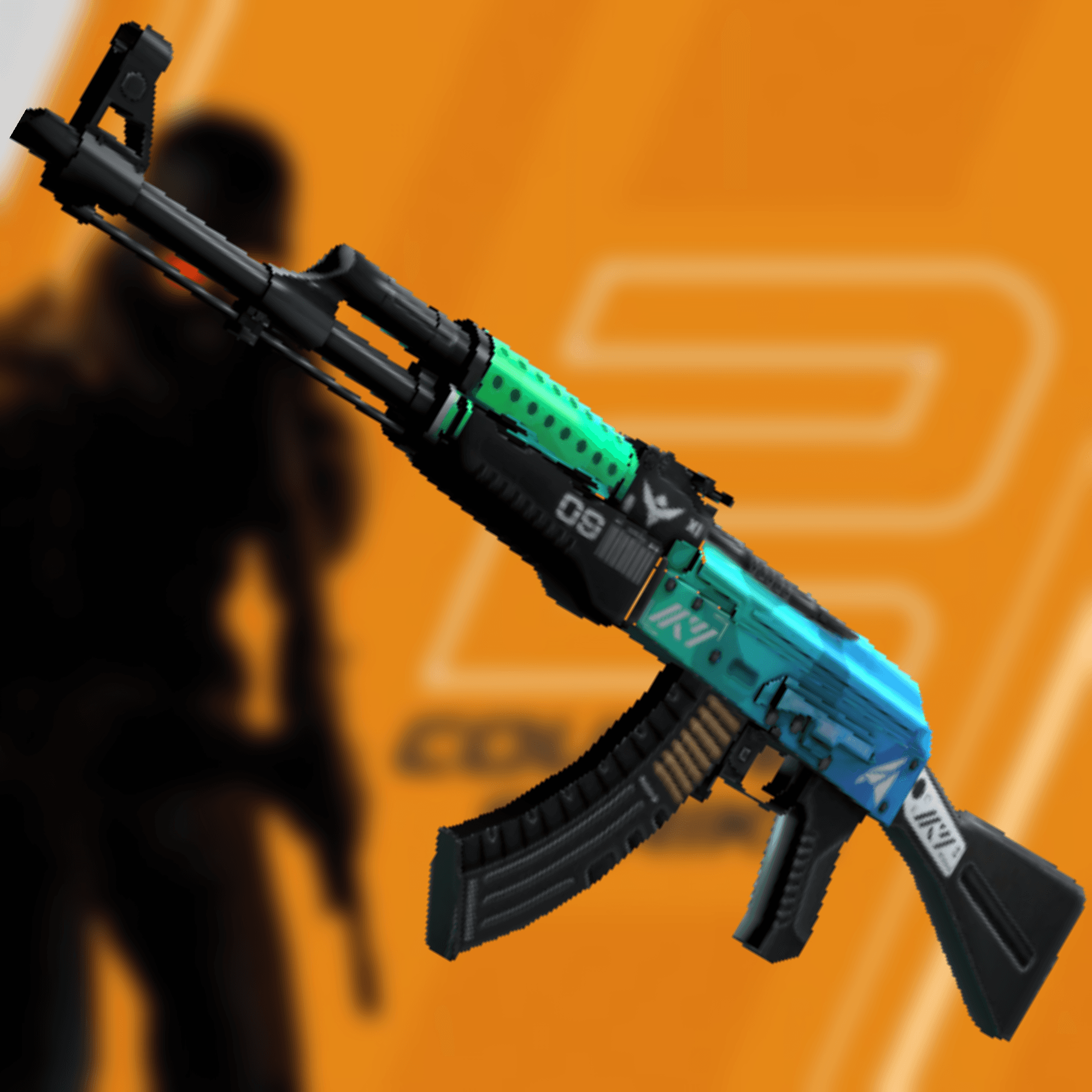 [CS:GO]AK-47 Ice Coaled (可燃冰)(夜光) — Left 4 Dead 2 Steam Workshop preview image