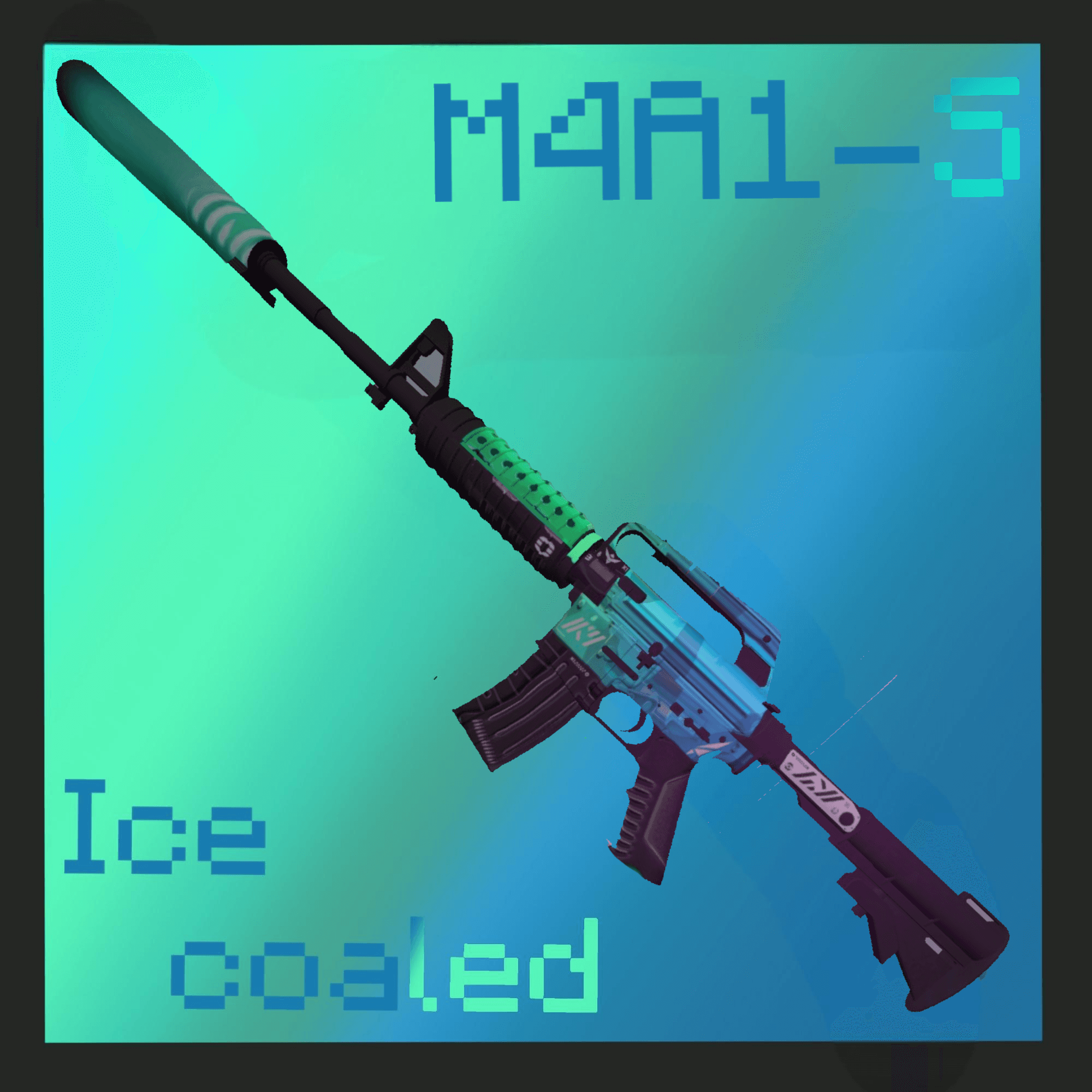 [CS:GO]M4A1-S ICE COALED replace M16A2(M4A1-S可燃冰替换M16A2)
 — Left 4 Dead 2 Steam Workshop preview image