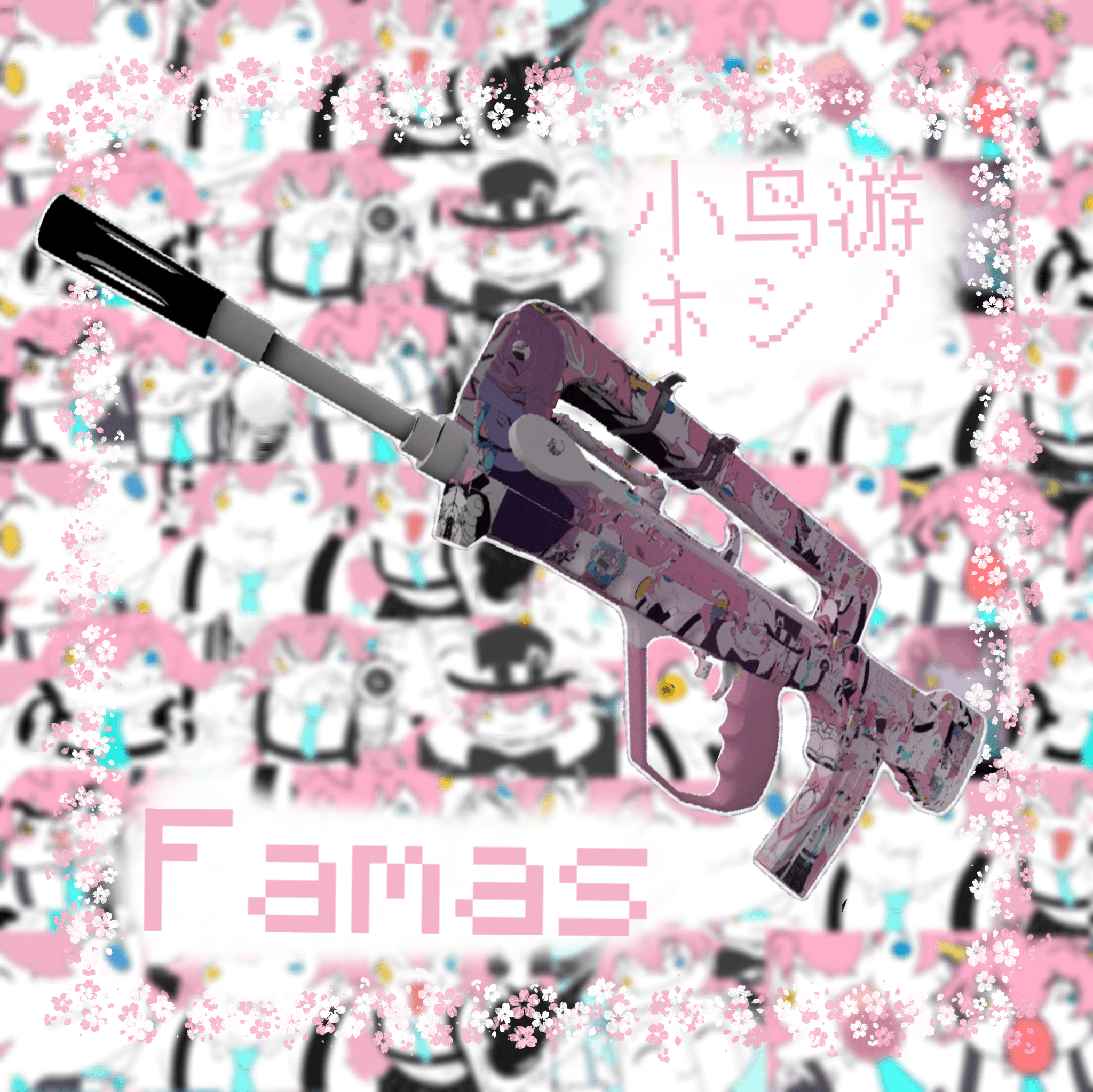 [BLUE ARCHIVE/碧蓝档案]小鸟游星野(Takanashi Hoshino)Famas Replace SCAR — Left 4 Dead 2 Steam Workshop preview image