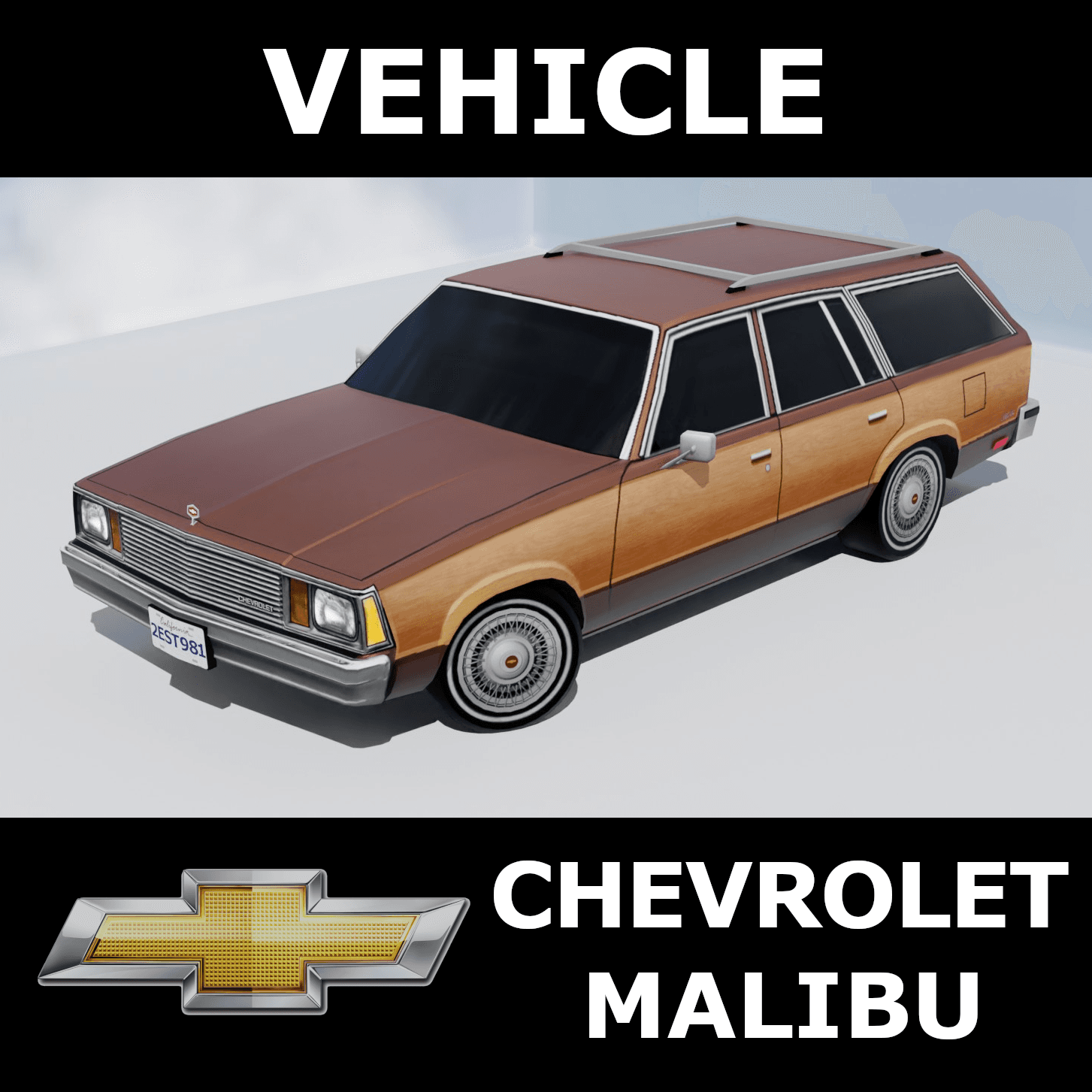 1981 Chevrolet Malibu Estate — Cities: Skylines Steam Workshop preview image