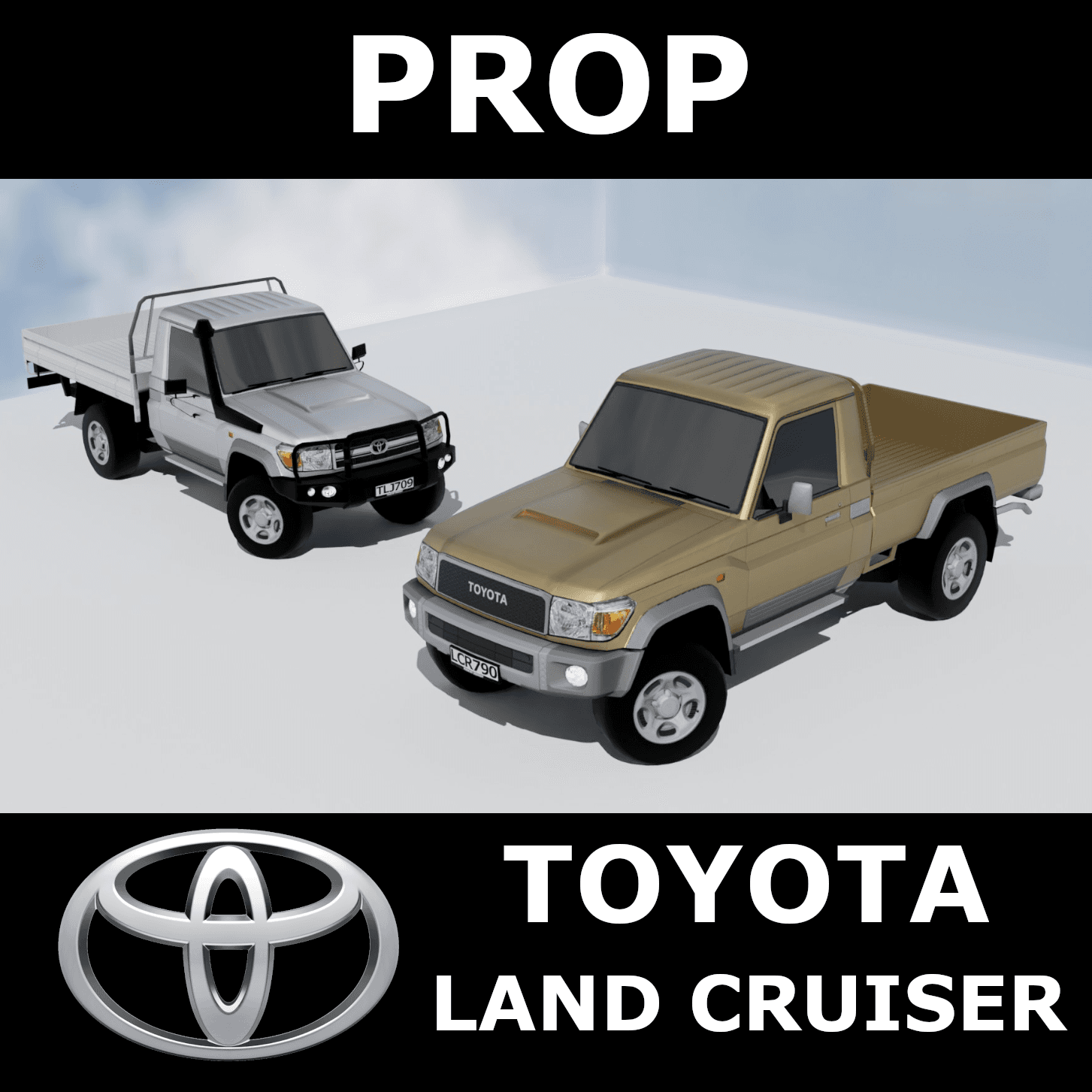 2007 Toyota Land Cruiser Prop — Cities: Skylines Steam Workshop preview image