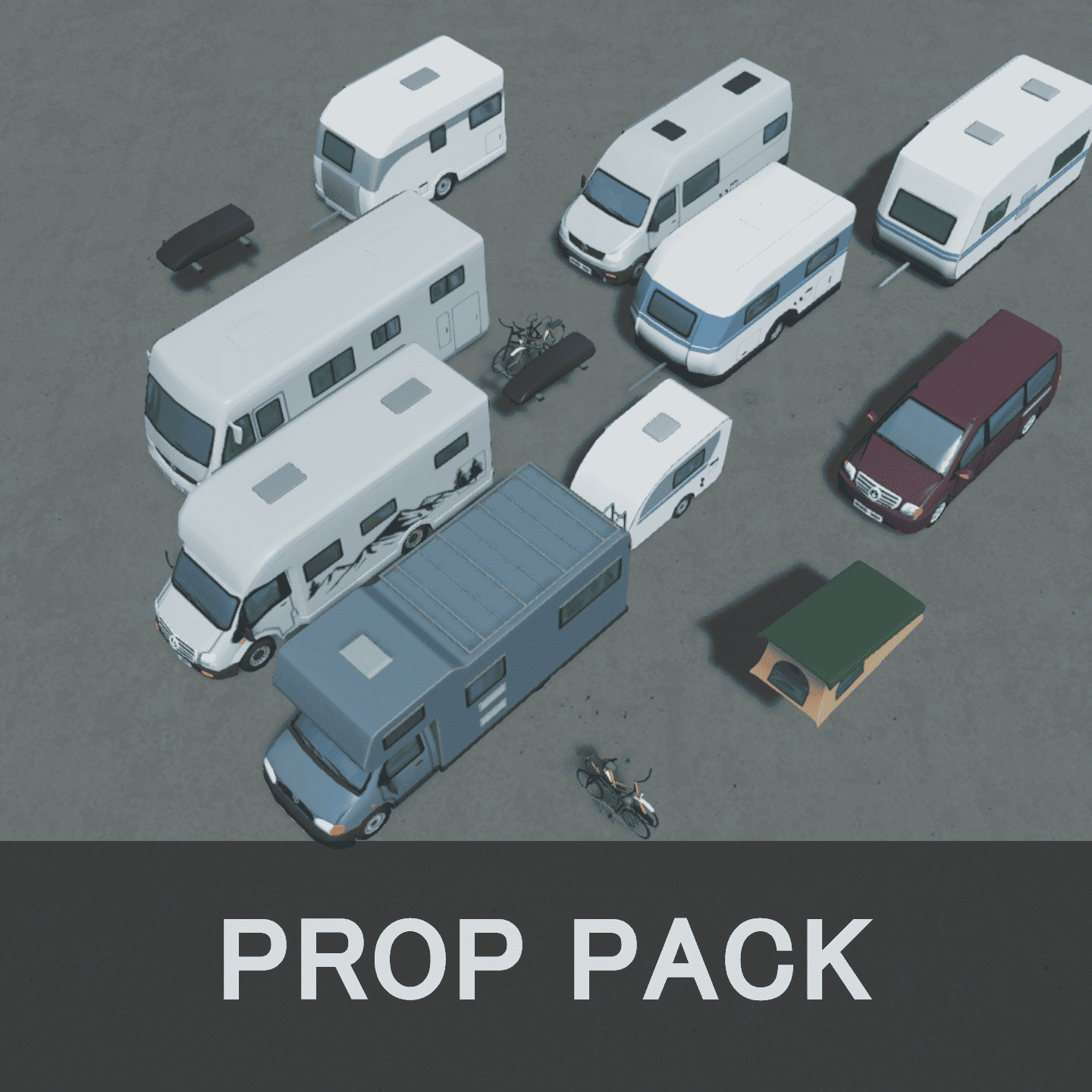 Tourist Vehicles - Prop Pack — Cities: Skylines Steam Workshop preview image