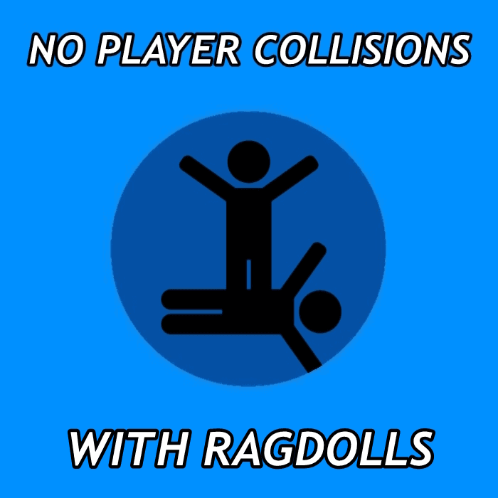 No Player Collisions With Ragdolls — Garry's Mod Steam Workshop preview image