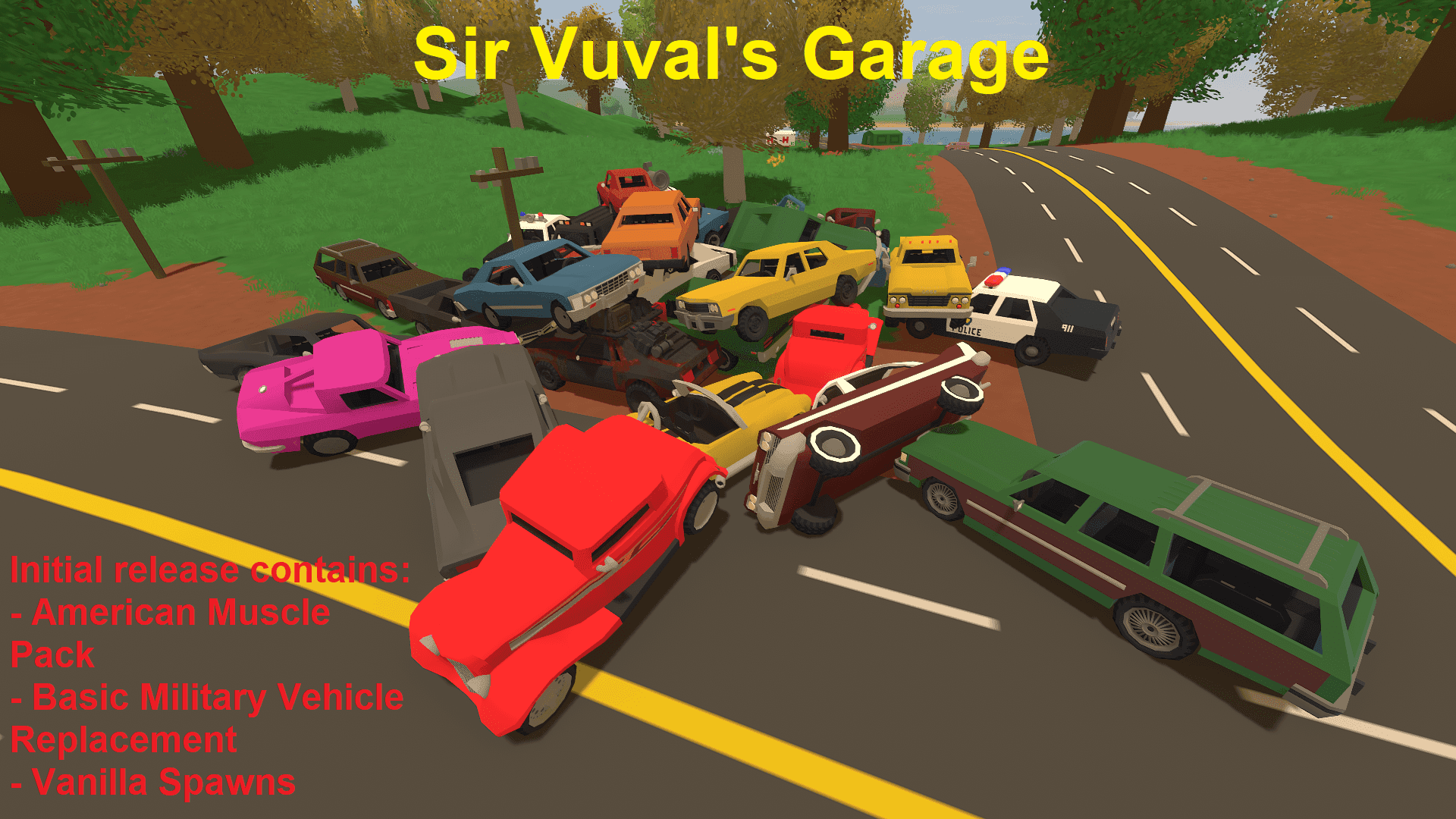 Sir Vuval's Garage — Unturned Workshop preview
