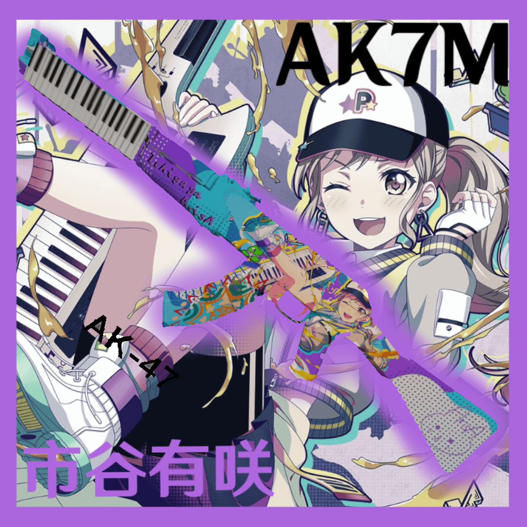 [BanG Dream!Poppin Party]市谷有咲 AK7M替换AK47 Ichigaya Arisa AK7M replace AK47 — Left 4 Dead 2 Steam Workshop preview image