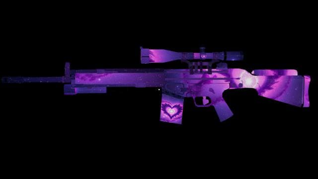 Galaxy Purple Military Sniper (Glow) — Left 4 Dead 2 Workshop preview