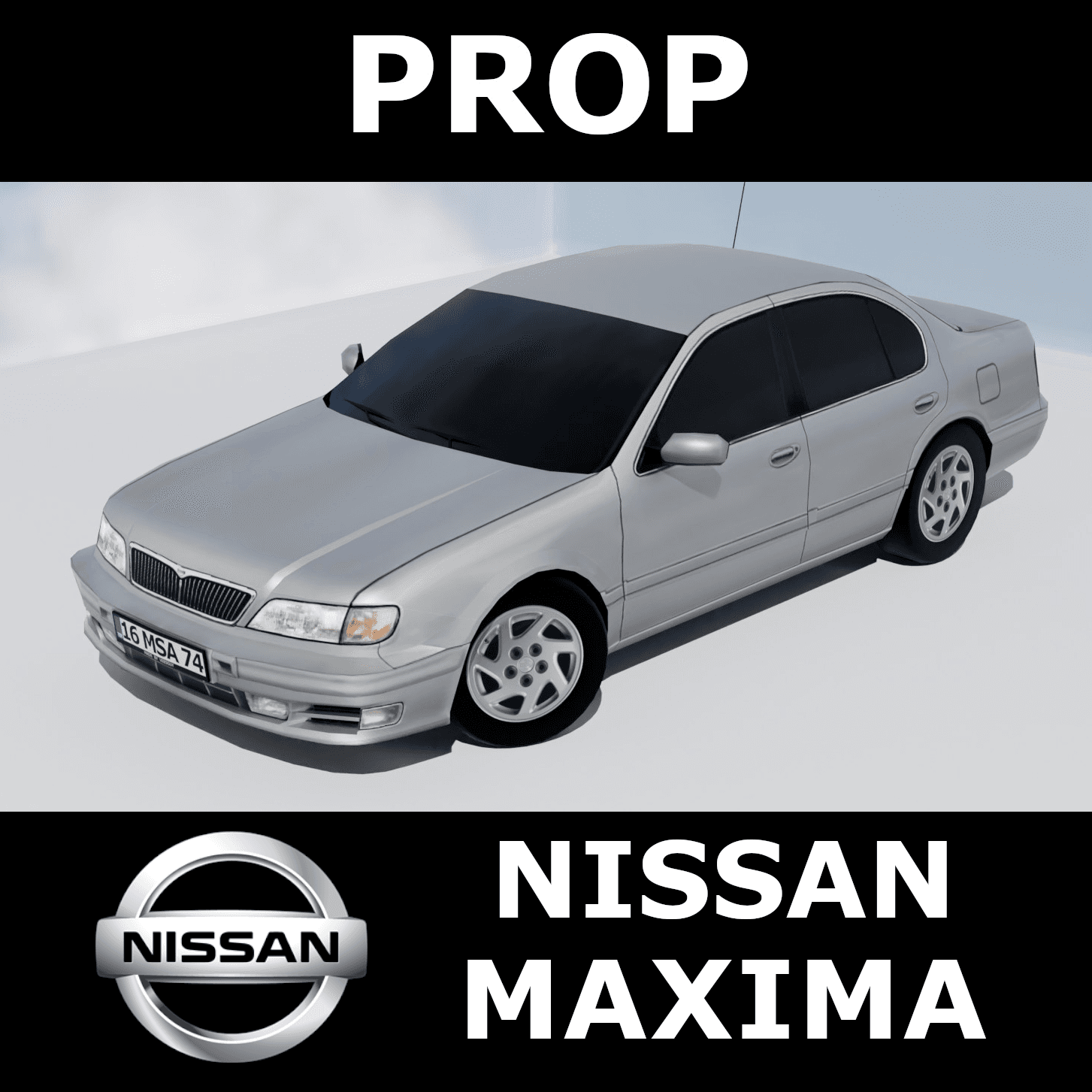 1998 Nissan Maxima Prop — Cities: Skylines Steam Workshop preview image
