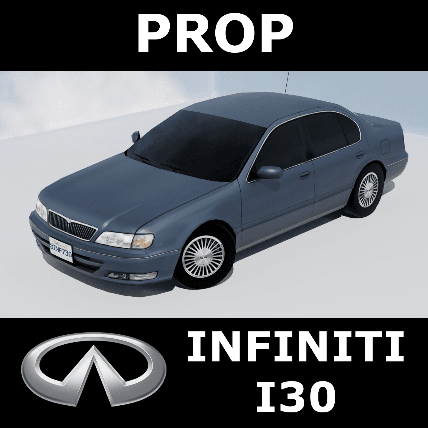 1998 Infiniti I30 Prop — Cities: Skylines Steam Workshop preview image