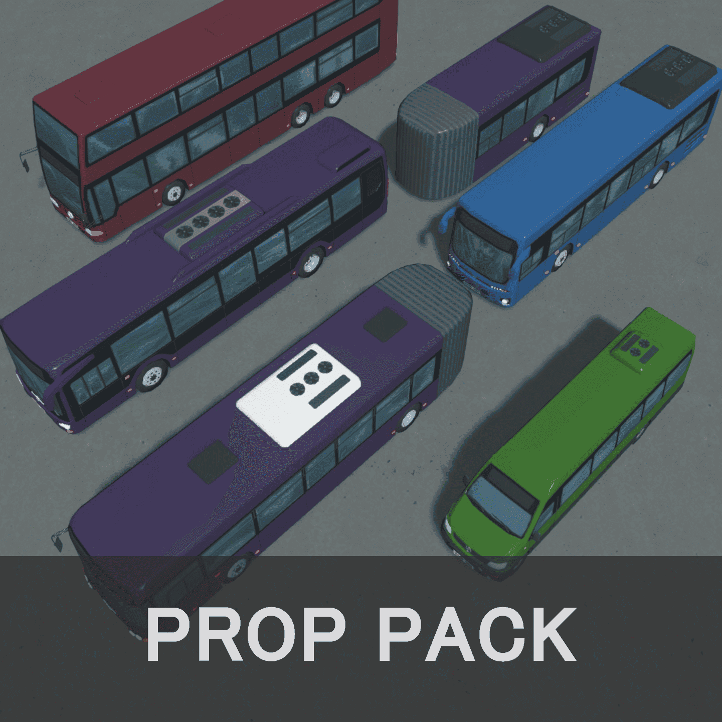 Buses - Prop Pack — Cities: Skylines Steam Workshop preview image