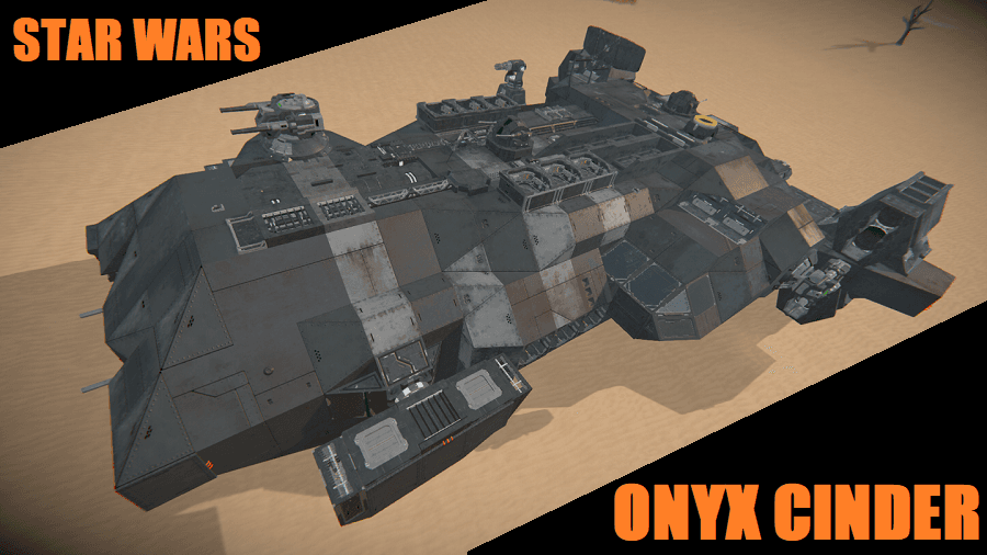 Star Wars - Onyx Cinder — Space Engineers Workshop preview