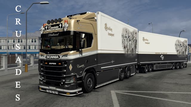 SCANIA S crusades paintjob — Euro Truck Simulator 2 Steam Workshop preview image