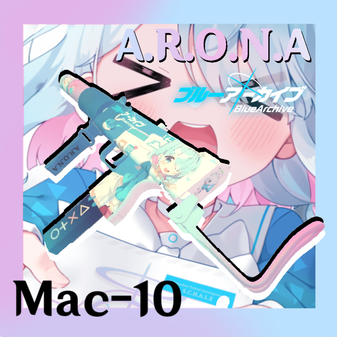 [Blue Archive/蔚蓝档案]官模微调MAC-10阿罗娜主题/Arona Replace MAC-10/替换消音冲锋枪 — Left 4 Dead 2 Steam Workshop preview image