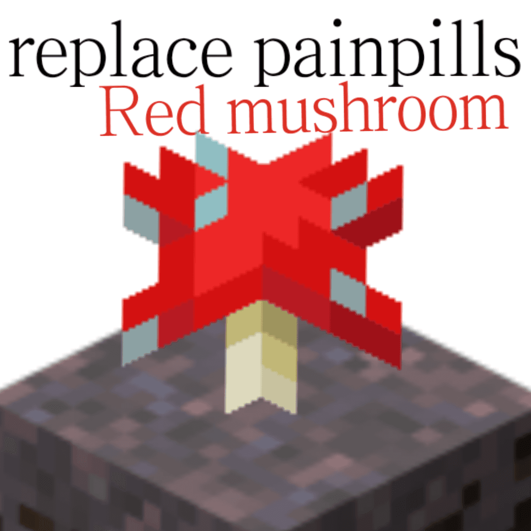 Minecraft red mushroom replace pills — Left 4 Dead 2 Steam Workshop preview image