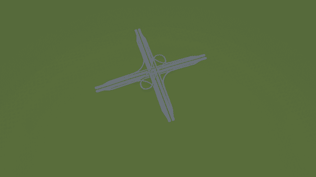 高速四向立交（四车道） — Cities: Skylines Steam Workshop preview image
