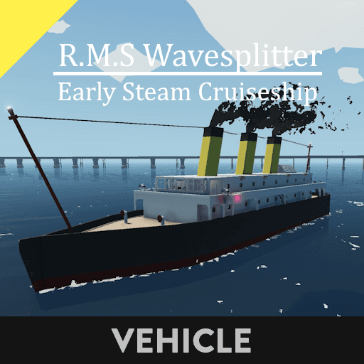 RMS Wavesplitter (Steam Cruiseship) — Stormworks: Build and Rescue Workshop preview