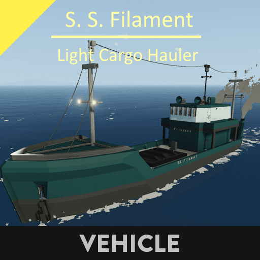 S.S. Filament (Light Cargo Hauler) — Stormworks: Build and Rescue Workshop preview