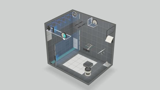 <<funnel behind the barrier>> — Portal 2 Steam Workshop preview image