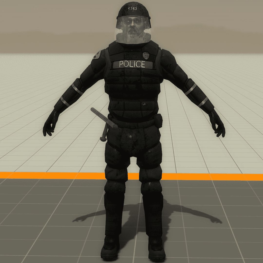 Fixed Police Color Theme Riot (L4D1 Only) — Left 4 Dead 2 Steam Workshop preview image