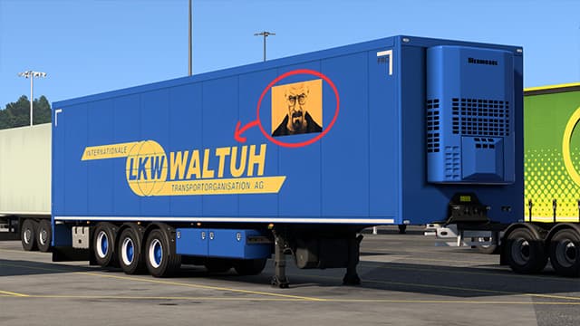 LKW Waltuh Trailer Skin — Euro Truck Simulator 2 Workshop preview