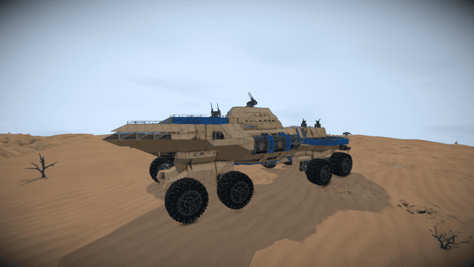 LEF Vulkaan Mobile Base — Space Engineers Workshop preview