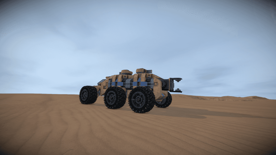LEF Mantis class Transport Rover Type B — Space Engineers Workshop preview
