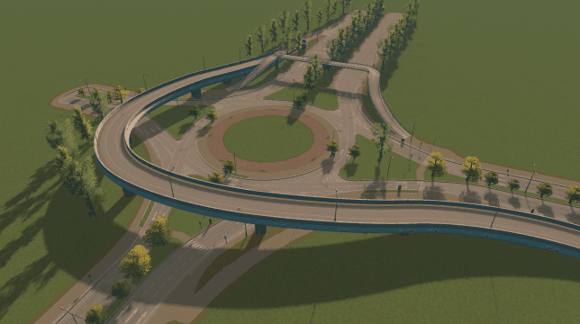 HighwayToRoundaboutIntersection — Cities: Skylines Steam Workshop preview image