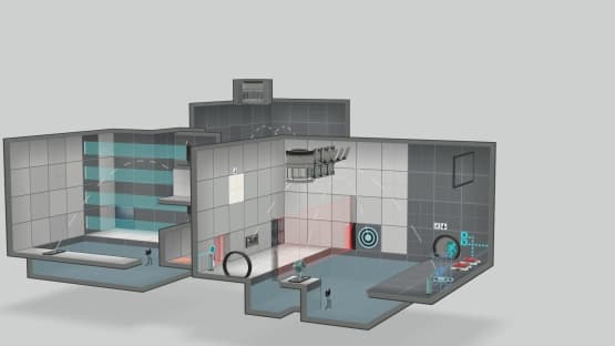 Ou es le deuxieme cube — Portal 2 Workshop preview