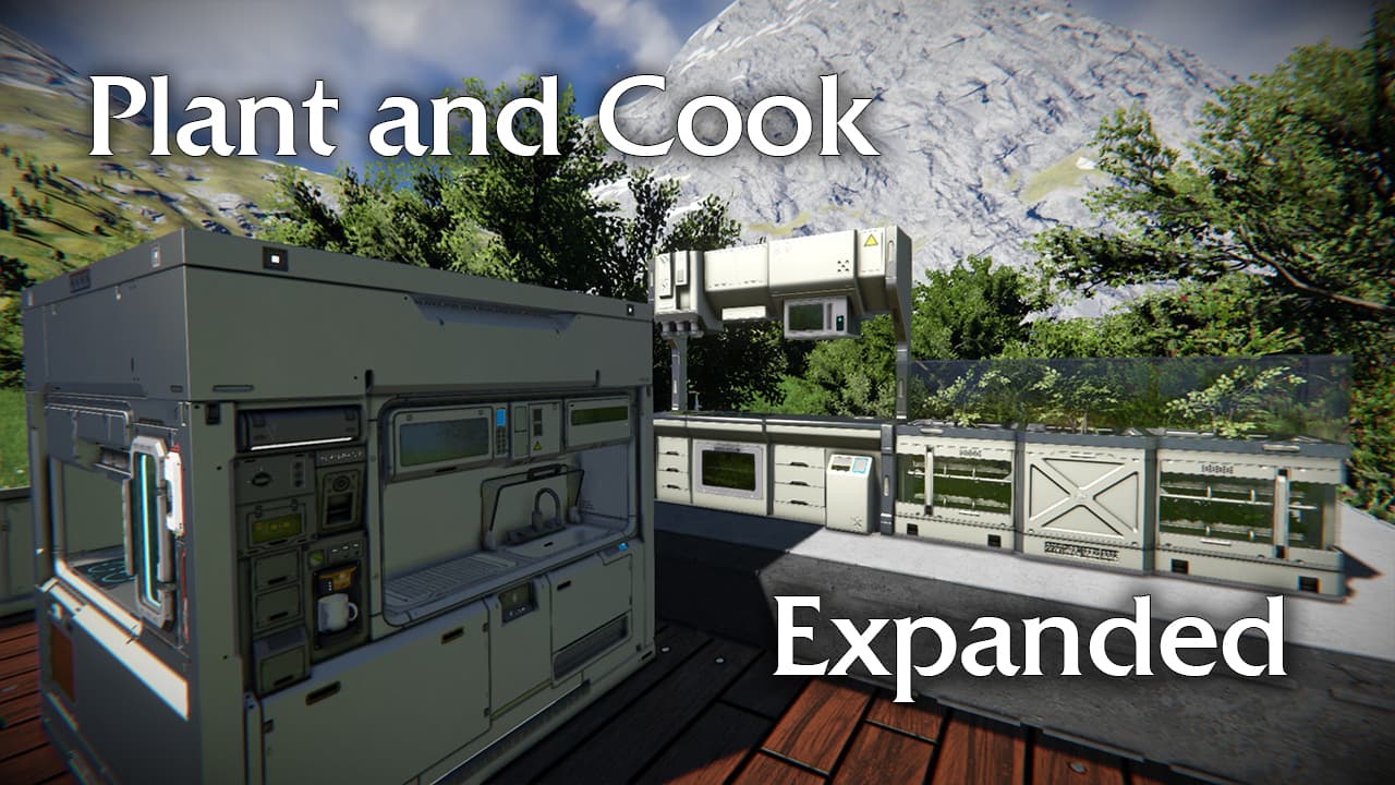 Plant and Cook Expanded — Space Engineers Workshop preview