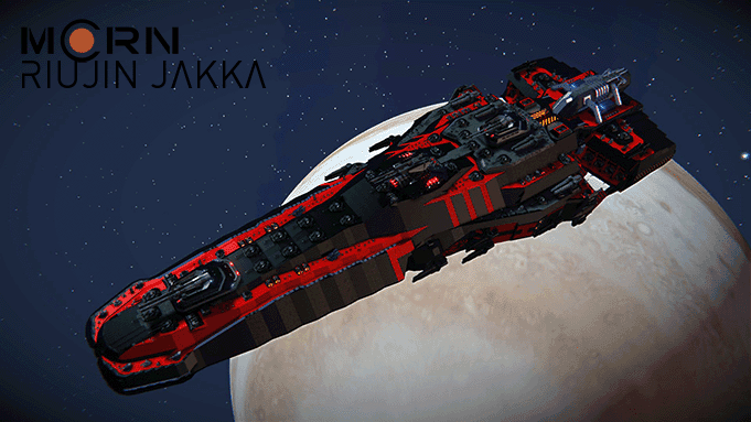 MCRN Ryūjin Jakka — Space Engineers Workshop preview