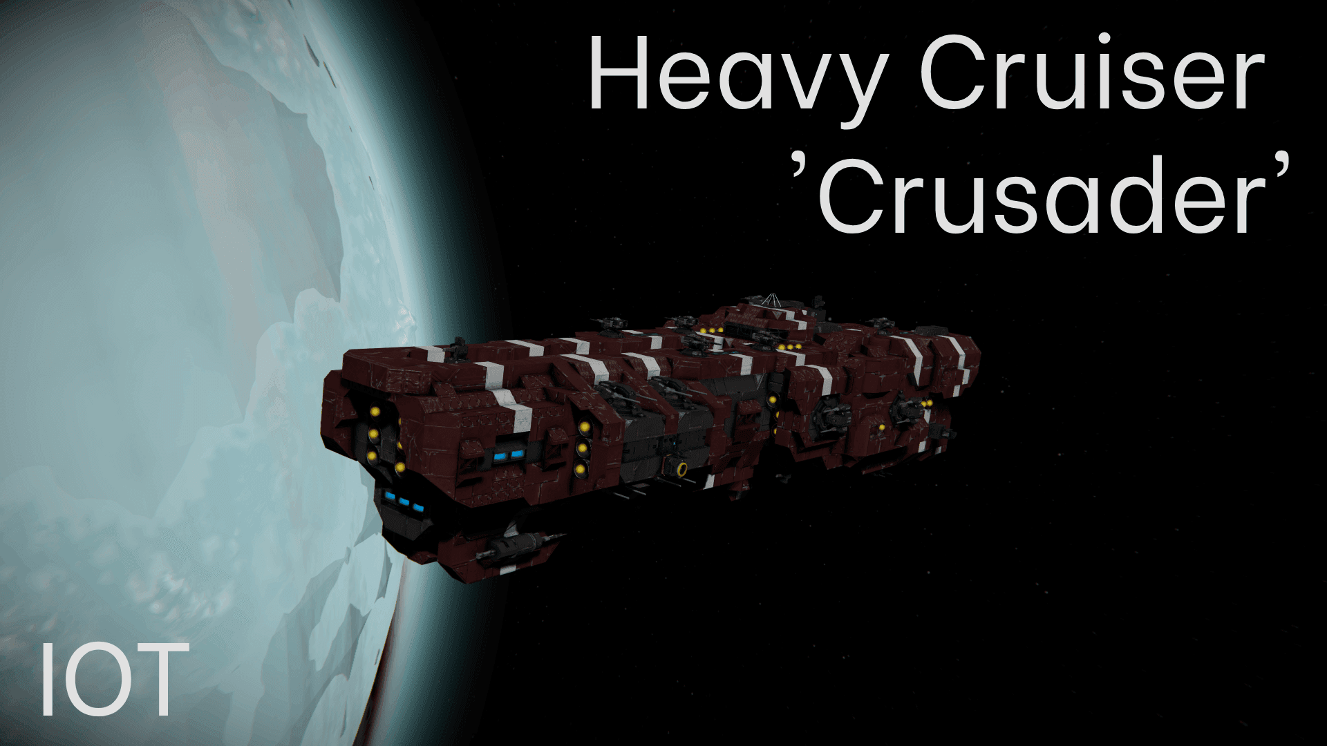IOT - Heavy Cruiser 'Crusader' — Space Engineers Workshop preview