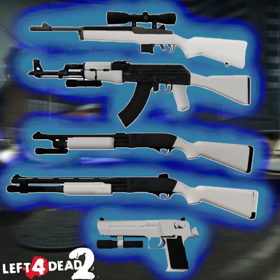 Clean White Skin Pack — Left 4 Dead 2 Steam Workshop preview image