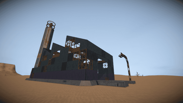Scrapyard Factory (Industrial H2 Tank) — Space Engineers Workshop preview