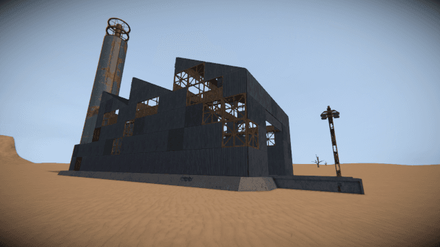 Scrapyard Factory (Battery + Event Ctrl) — Space Engineers Steam Workshop preview image